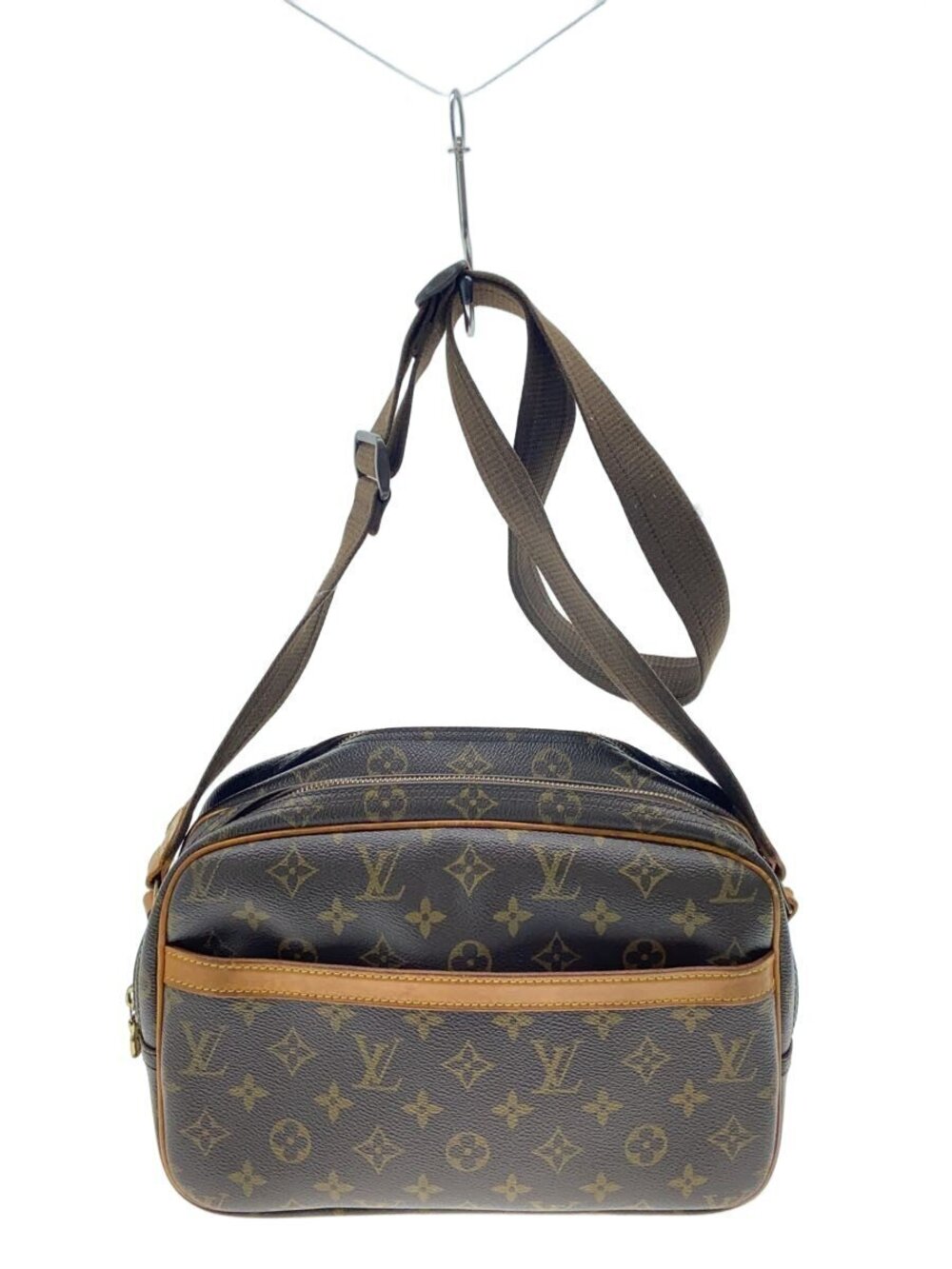 LOUIS VUITTON Reporter Monogram Canvas Brown